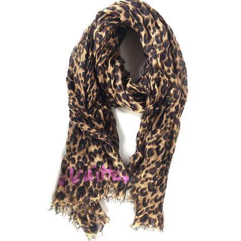 lv scarf cashmere|louis vuitton cheetah scarf.